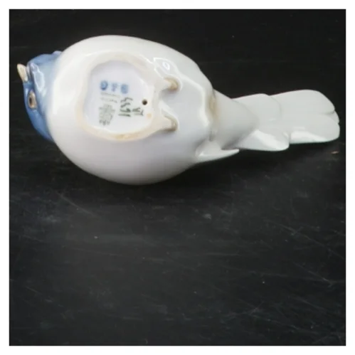 Keramikfugl figur fra B&G (str. 13x11 cm)