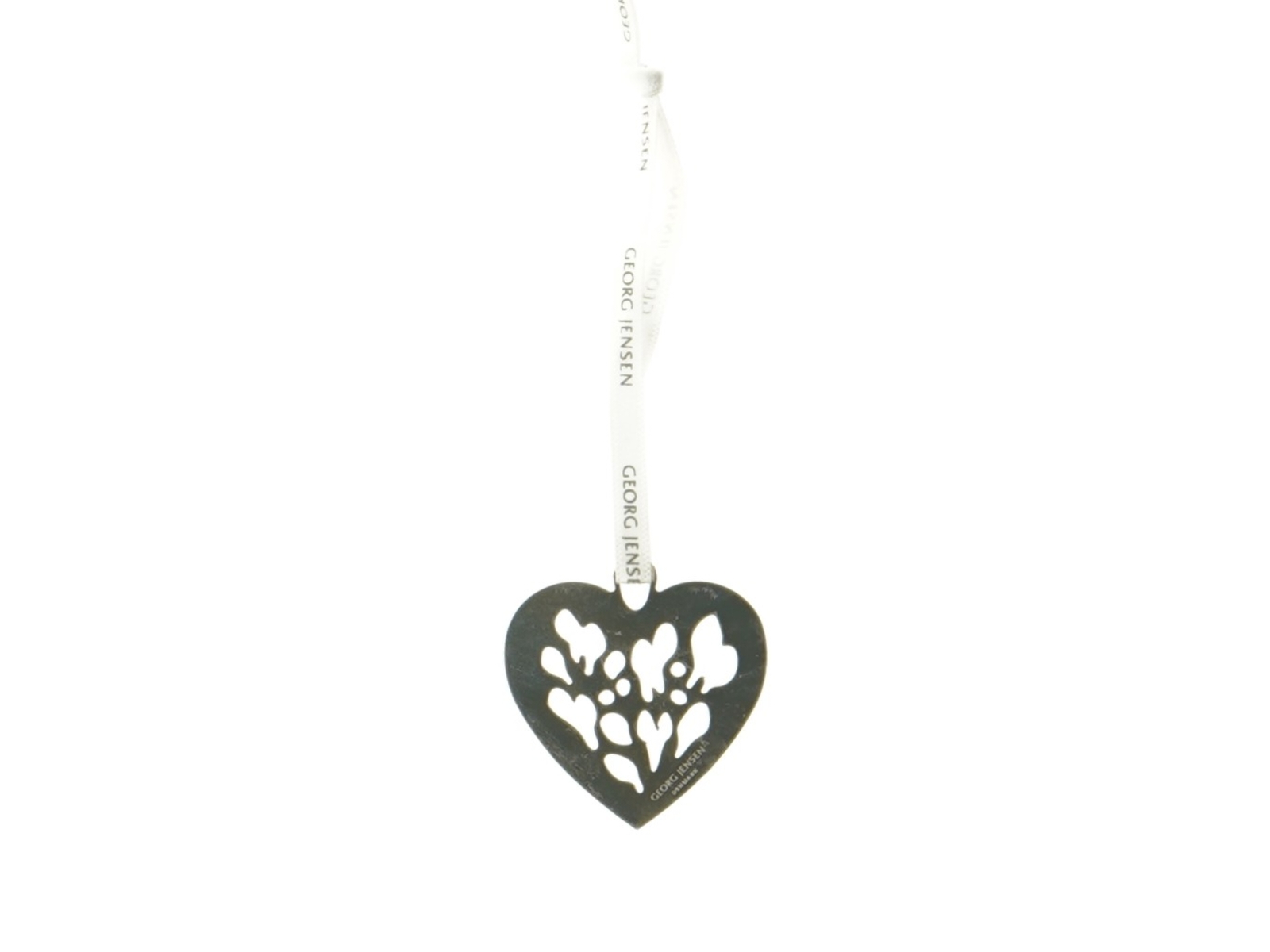 Georg Jensen hjerte ornament fra Georg Jensen (str. 4 cm)