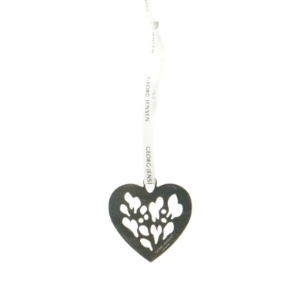 Georg Jensen hjerte ornament fra Georg Jensen (str. 4 cm)