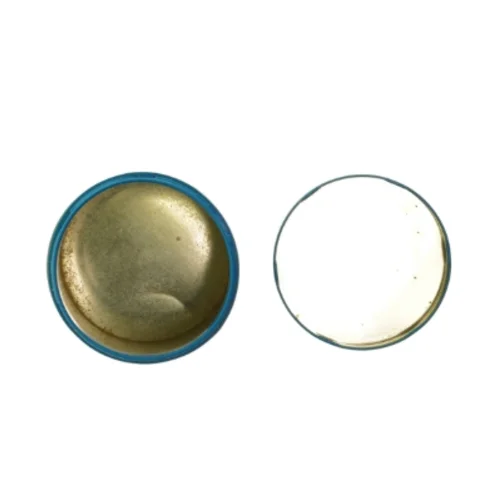 Hans Bendix illustreret metaldåse irma fra Irma (str. Ø. 11,5 cm. længde. 15 cm)