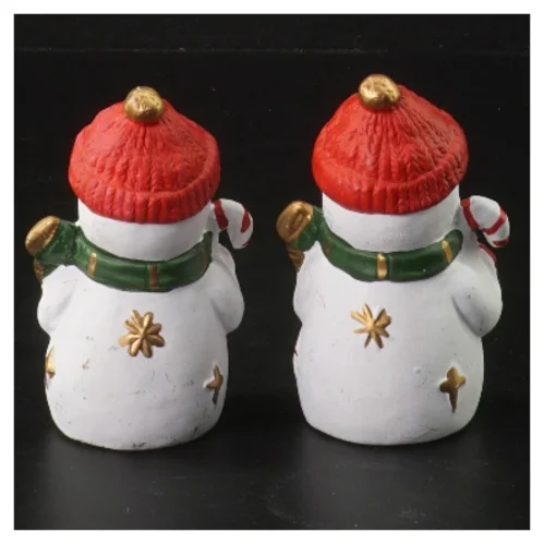 Dekorative snemænd figurer (str. 9,5x6 cm)