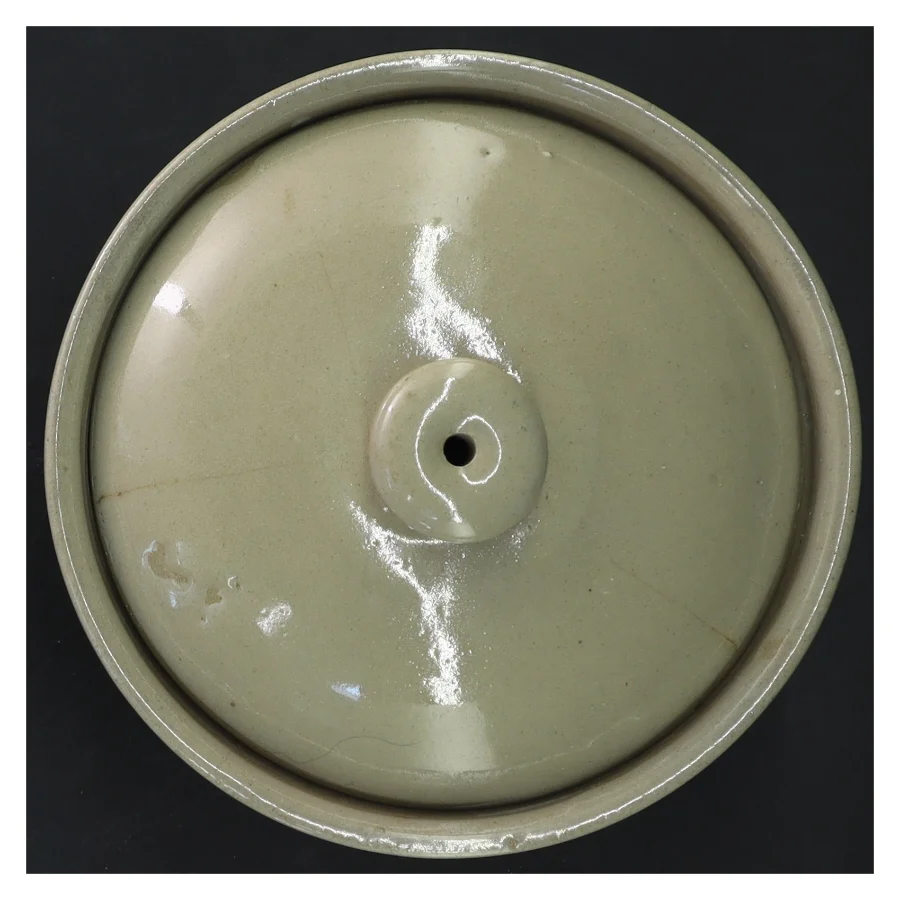 Fedtbokse med låg (str. Ø 14x11 cm)