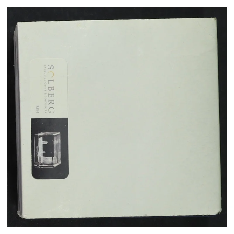 Glas skulptur fra Solberg (str. 8 x 8 cm)