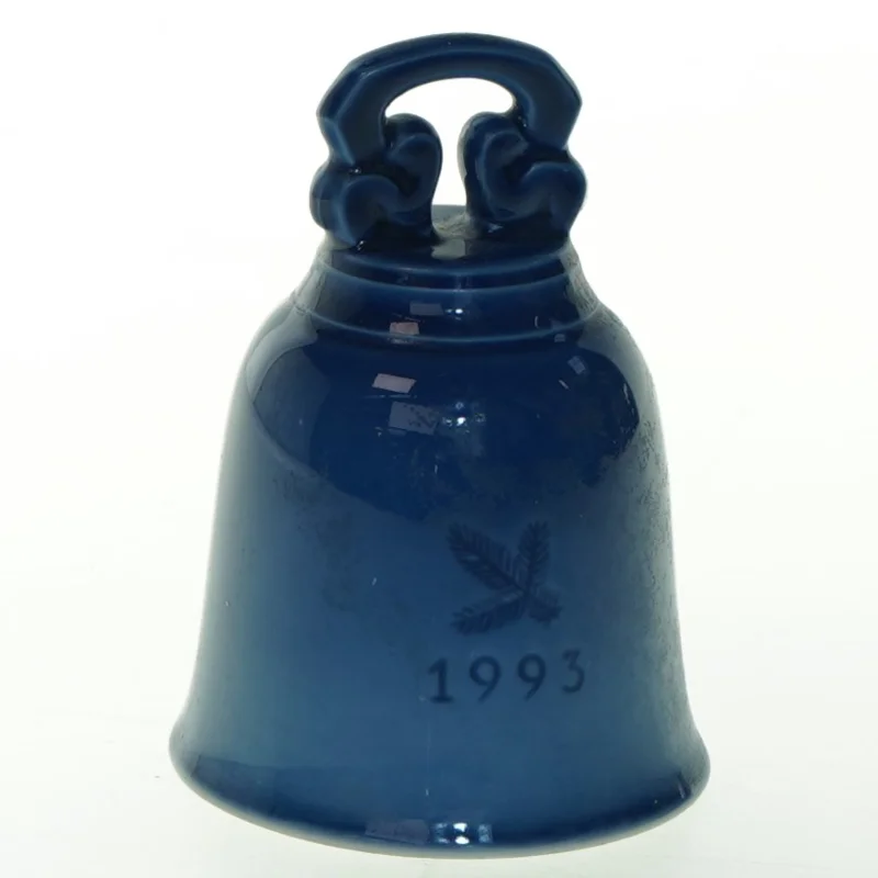 Porcelænsjuleklokke 1993 (str. 10 cm)