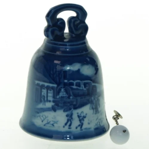Porcelænsjuleklokke 1993 (str. 10 cm)