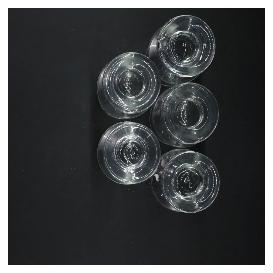 Sæt af 5 glas (str. 5 styk, 13 cm)