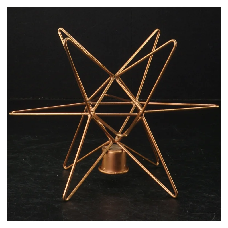 Stjernestage kobberfarve (str. 14 x. 13. cm)