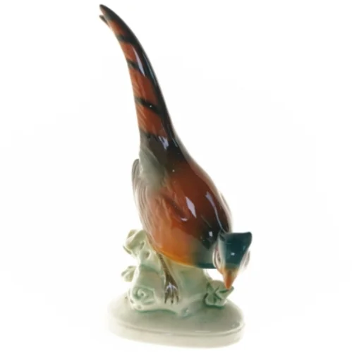 Porcelænsfigur af fasan (str. 27x24 cm)