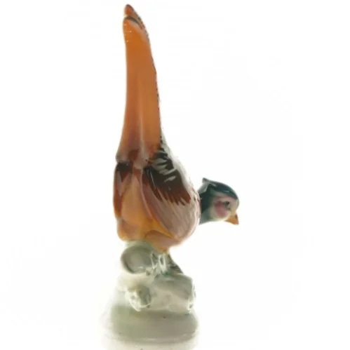 Porcelænsfigur af fasan (str. 27x24 cm)