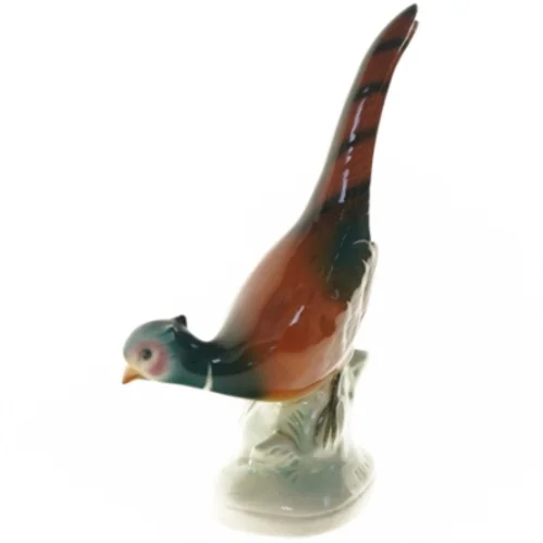 Porcelænsfigur af fasan (str. 27x24 cm)