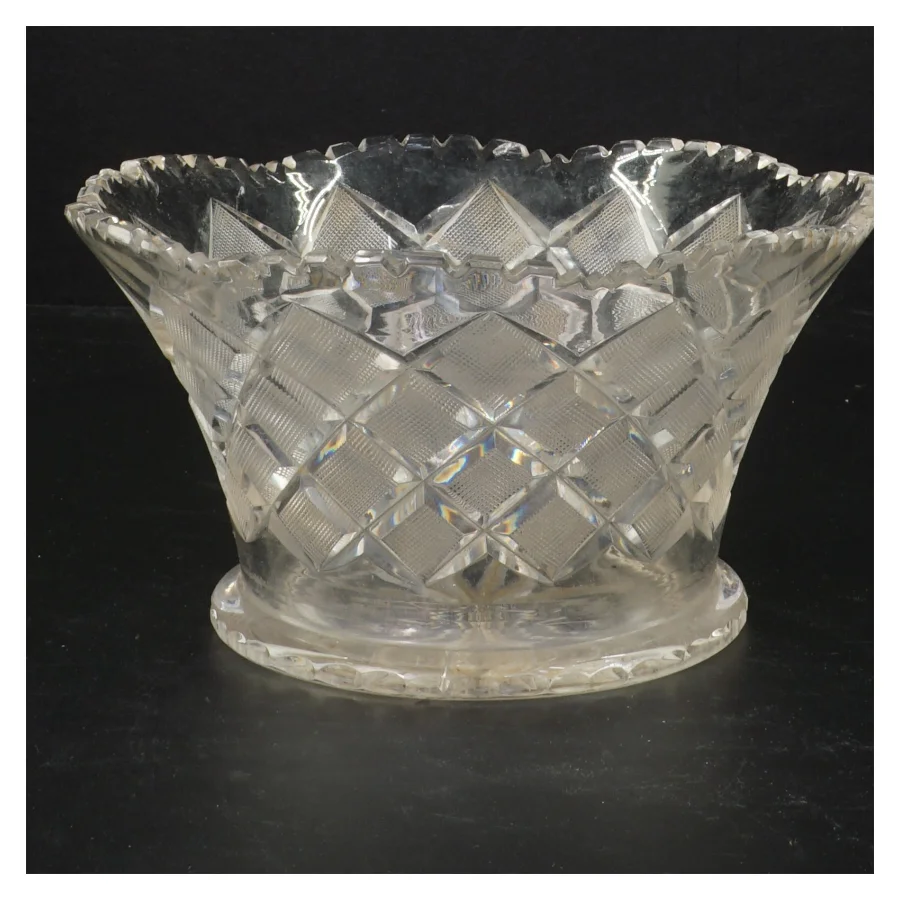 Krystal frugtskål (str. Ø 18 cm)