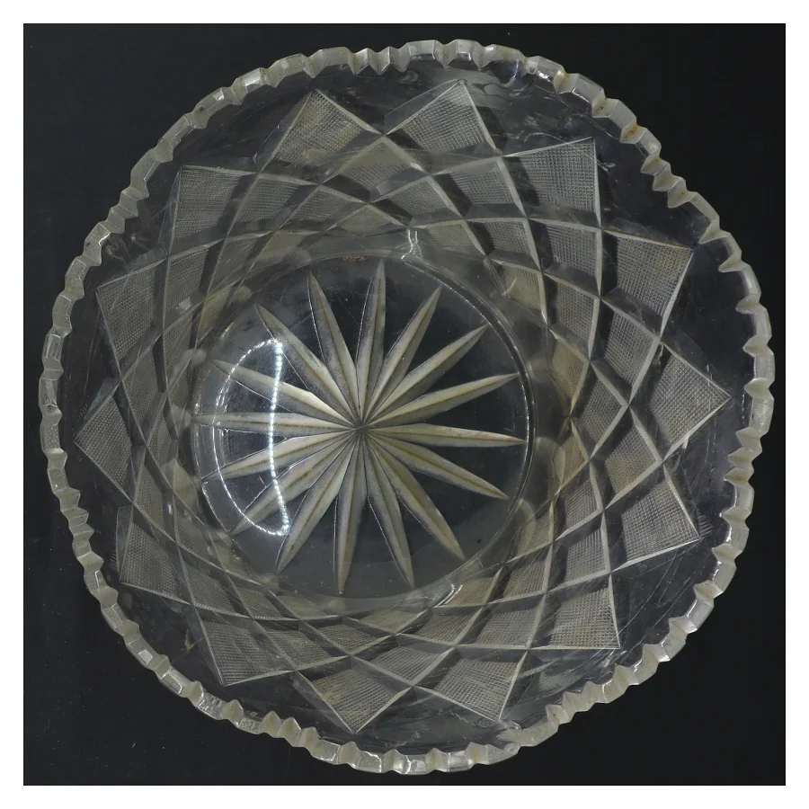 Krystal frugtskål (str. Ø 18 cm)