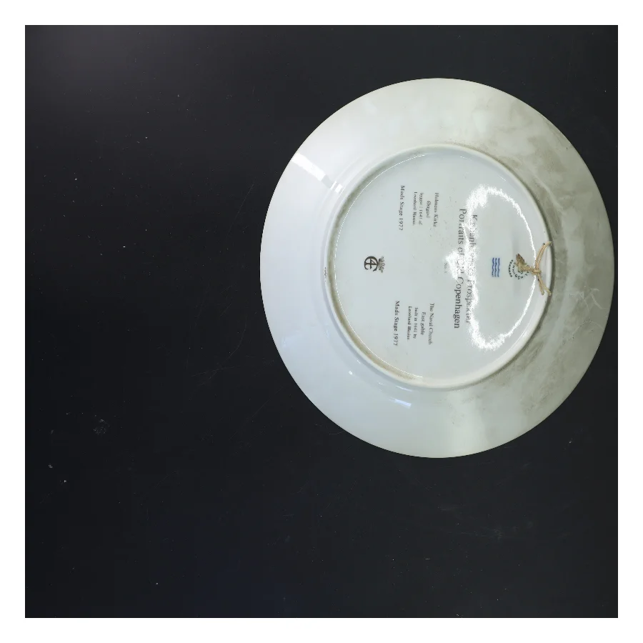 Kongelig Porcelæn tallerken med motiv fra Kongelig Porcelæn (str. Ø 27,5 cm)