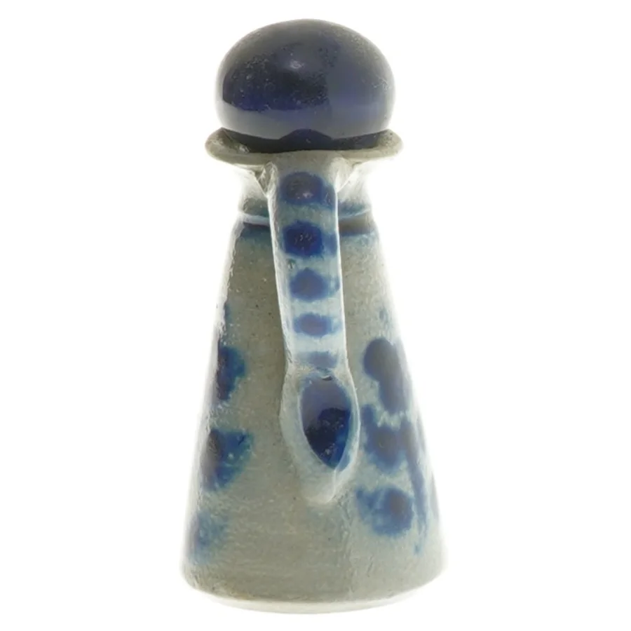 Keramikflaske med korkprop (str. 9,5 cm)