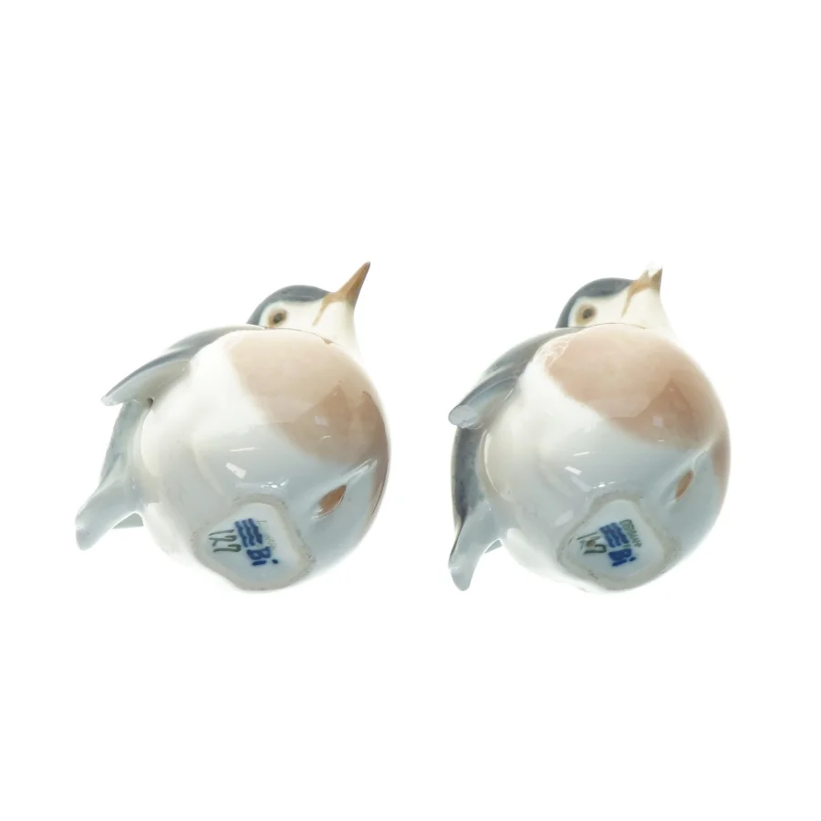 Porcelæn fuglefigurer royal coorj (str. 8 cm)