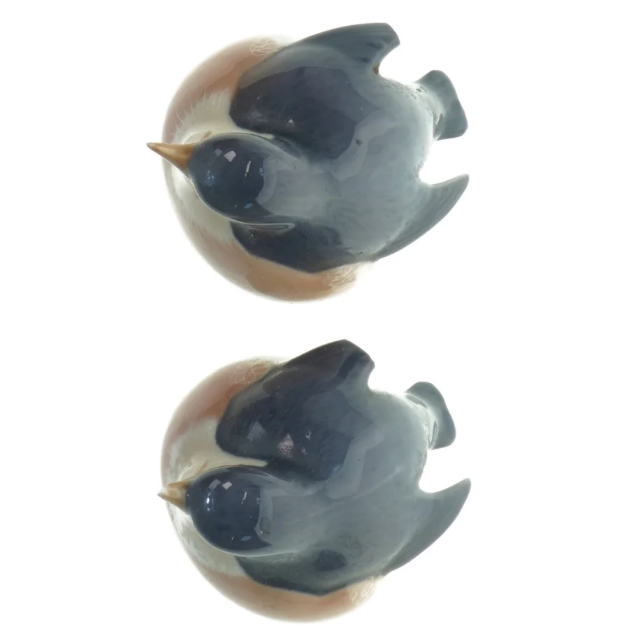 Porcelæn fuglefigurer royal coorj (str. 8 cm)