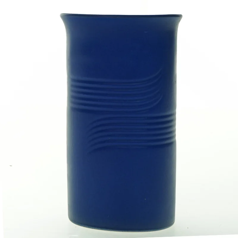 Blå keramikvase fra Søholm fra Søholm (str. 20 cm)