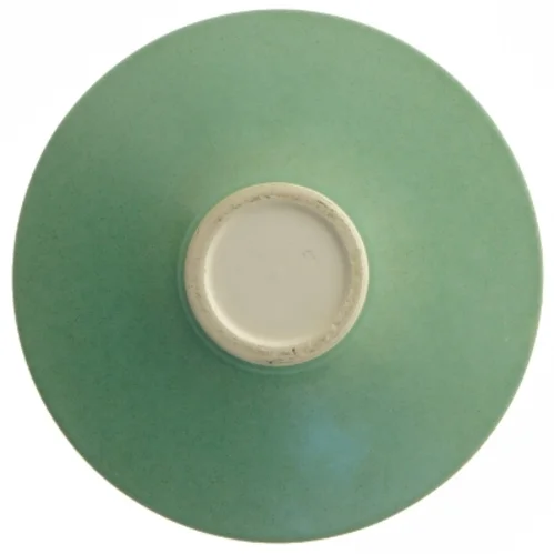 Grøn keramikfad (str. Ø 18 cm)