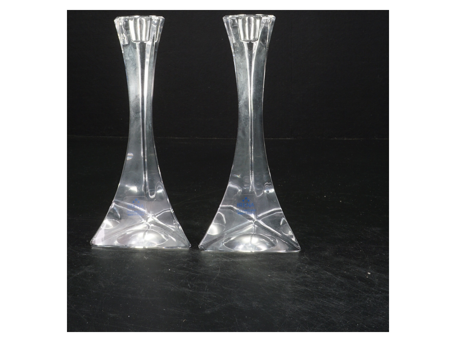 Glaslysestager fra Irina (str. 18x8 cm)