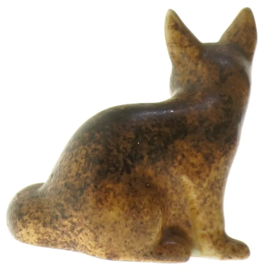 Keramikræv figurine (str. 10x8 cm) fra Michael Andersen Keramik