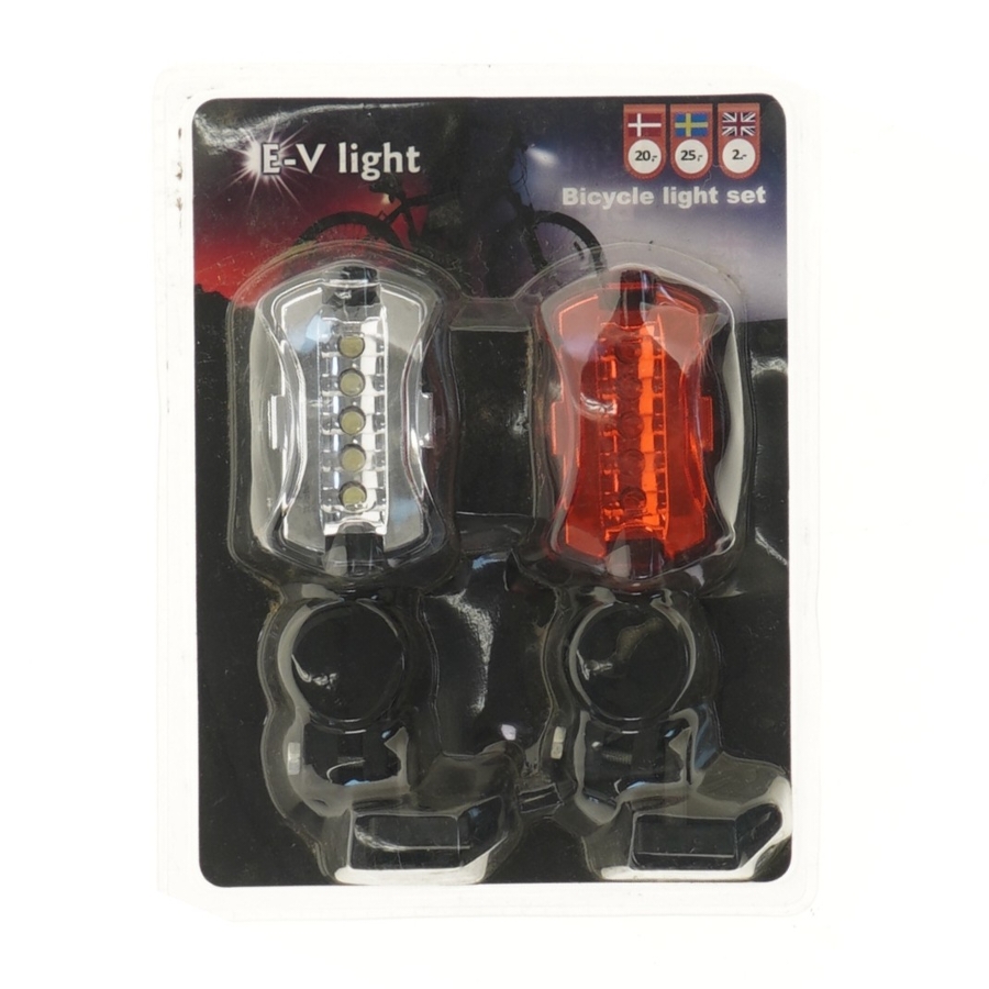 Cykellygtesæt fra Delta (str. 6x4,3 cm)