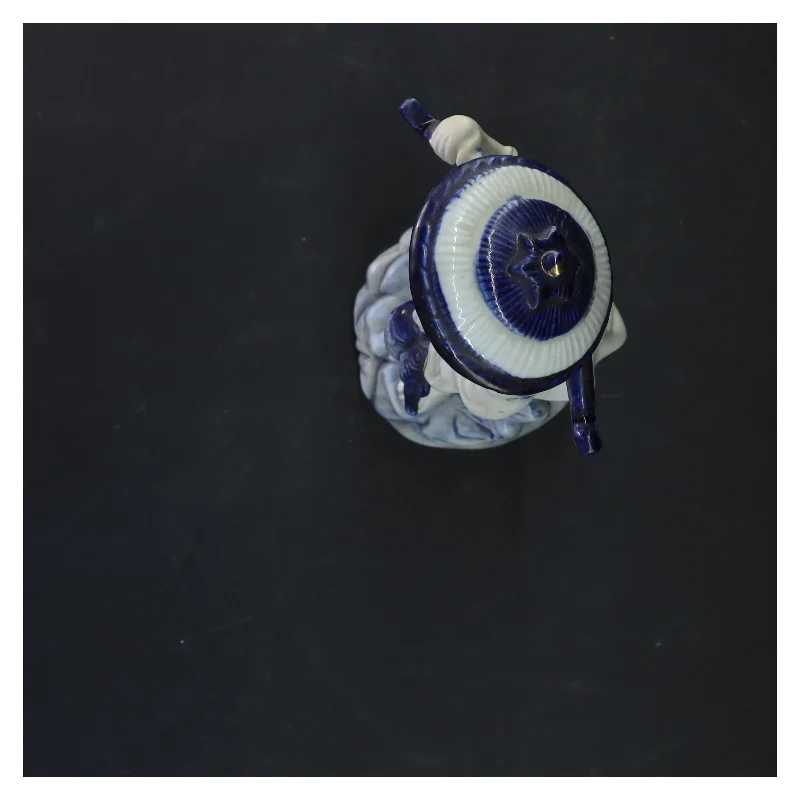 Keramikfigur af fisker (str. 25x9 cm)