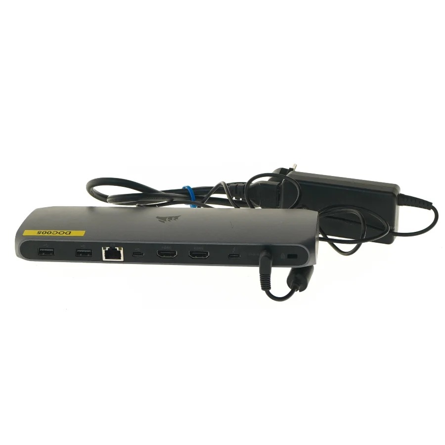 Corsair docking station med oplader fra Corsair (str. 23x8,5 cm)