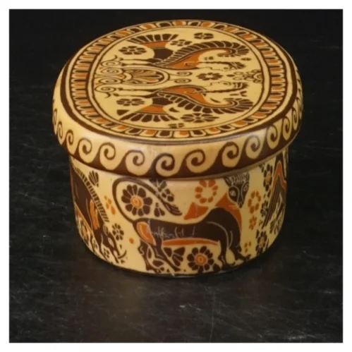 Håndmalet græsk keramik (str. 10x6 cm)