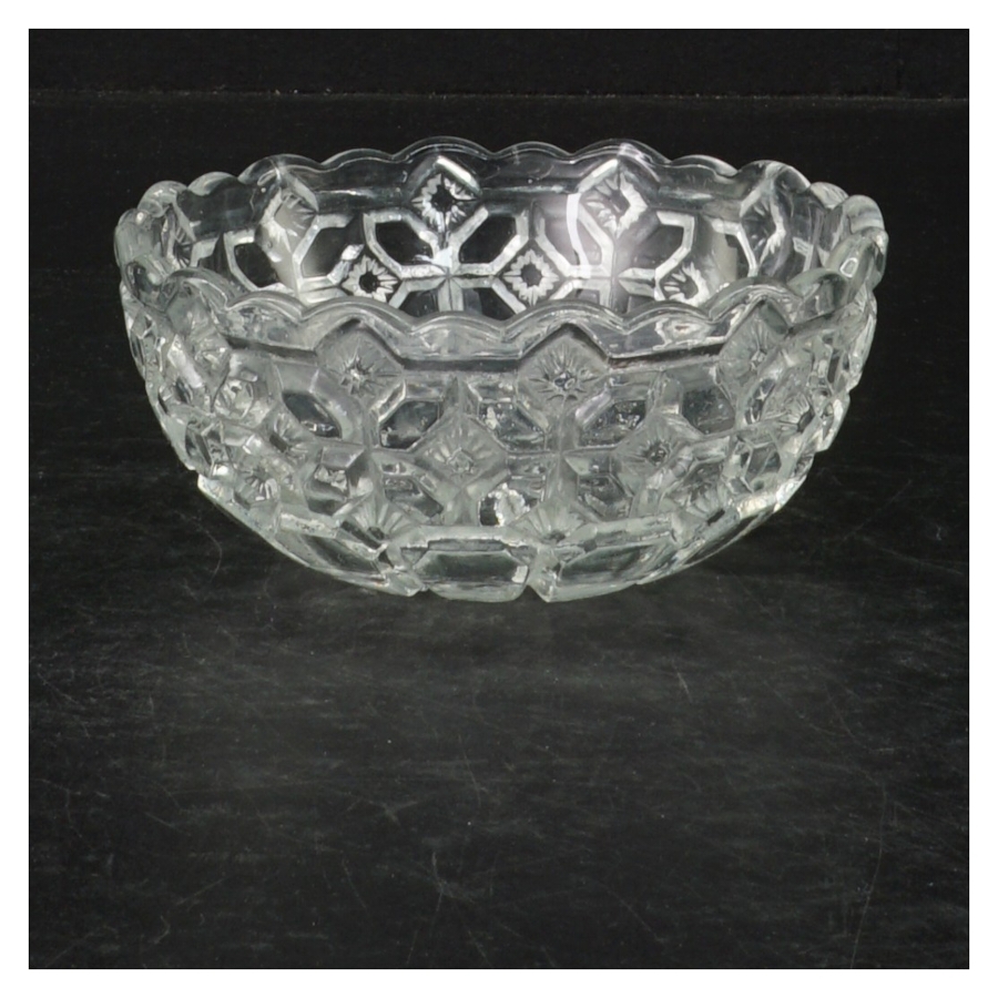 Krystal skål (str. Ø. 12 cm)