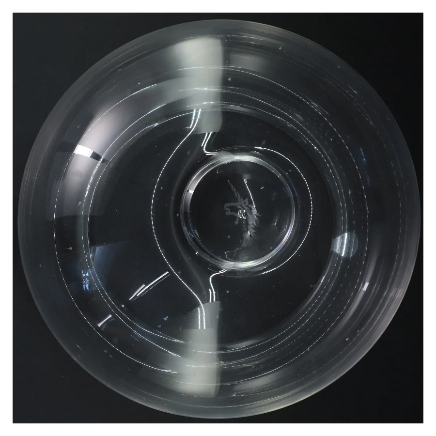 Glasvase fra Royal Copenhagen (str. Ø 28 cm)