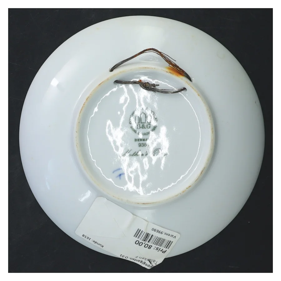 B&G juleplatte 1984 fra B&G (str. Ø 15 cm)