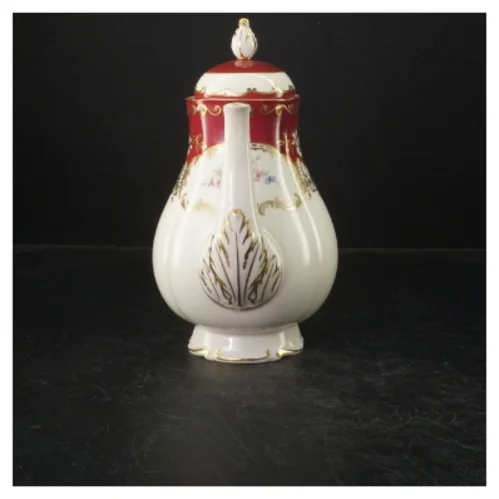 Porcelænskande med låg (str. 24 cm)