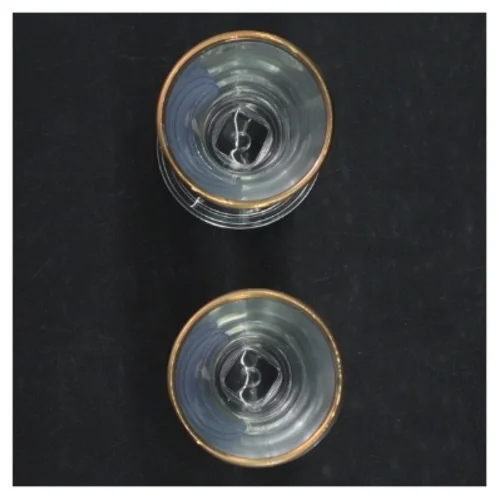 Souvenir snapseglas (str. H. 9 cm. ø. 4,5 cm)