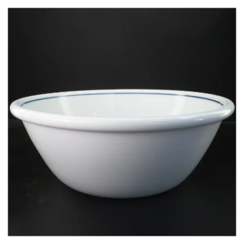 Hvid keramik skål (str. 35x12 cm)