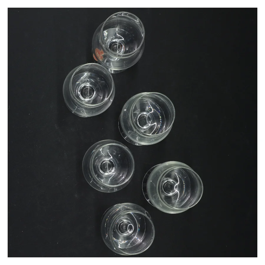 Sæt med 6 glas (str. 12 cm)