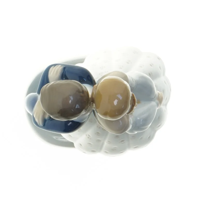 Porcelænsfigur af dreng og pige fra B&G (str. 20 cm)