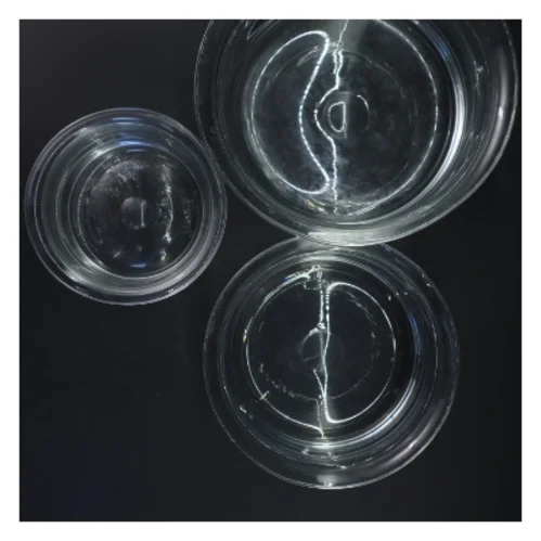 sæt med glasskåle (str. 14x23&11x19&9x15 cm)