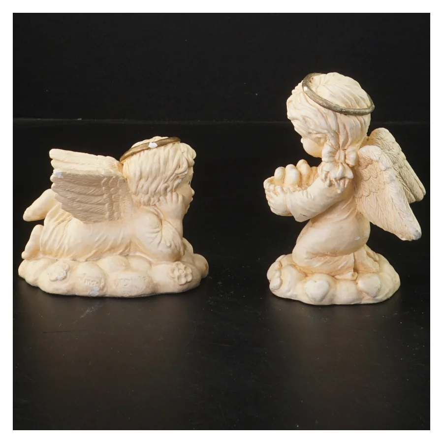 Kerub figurer (str. 10x6&9,5x7 cm)