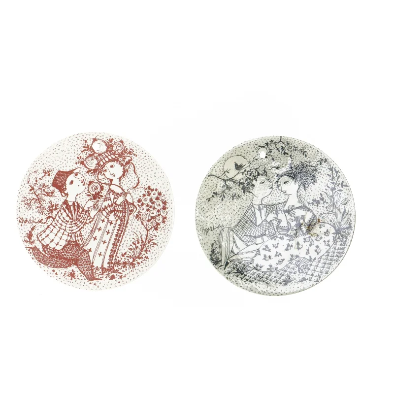 Bjørn Wiinblad Platter(str. Ø 15 cm) fra Højtalerkunst (str. Ø 15 cm)