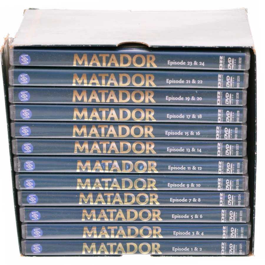 Matador bokssæt dvd med Jørgen Buckhøj (DVD)