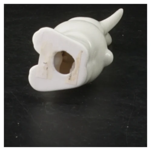 Porcelænsfigur af kanin med æg (str. 14 cm)