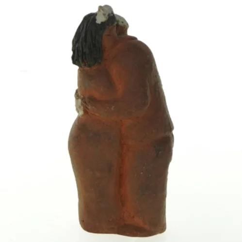 Lerfigur kvinde (str. 17x8 cm)