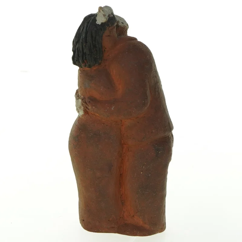 Lerfigur kvinde (str. 17x8 cm)