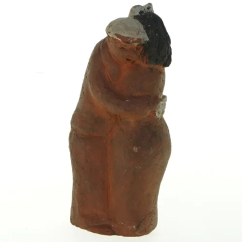 Lerfigur kvinde (str. 17x8 cm)