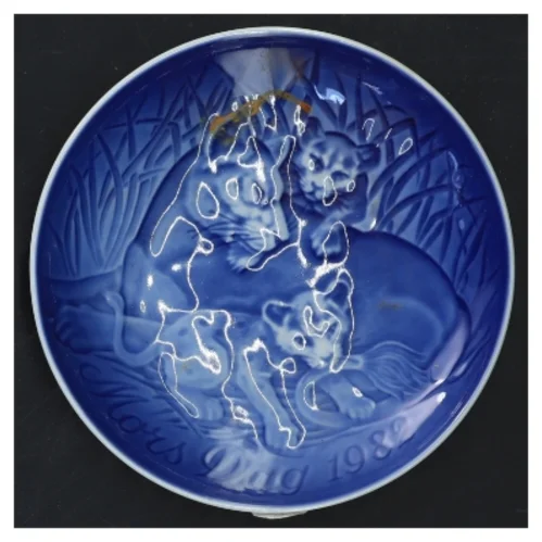 Mors Dag tallerken fra B&G (str. Ø 15 cm)