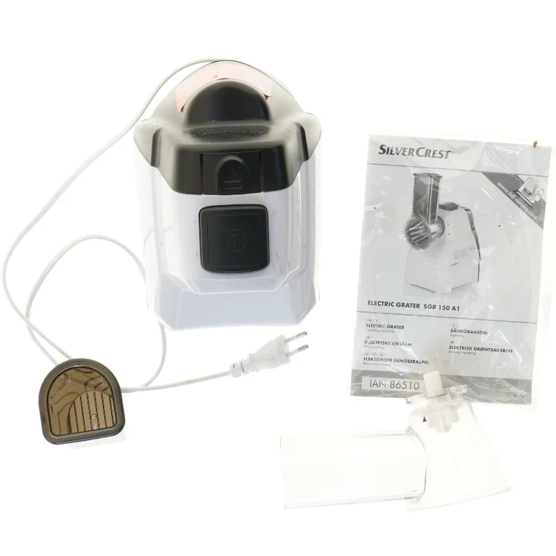 Elektrisk rivejern fra SilverCrest (str. 20x20x14 cm)