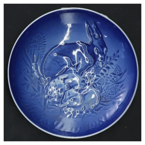 Mors Dag tallerken fra 1987 fra Copenhagen Porcelain (str. Ø 15 cm)