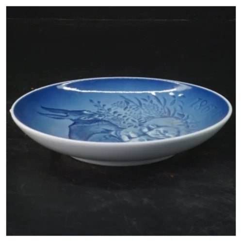 Mors Dag tallerken fra 1987 fra Copenhagen Porcelain (str. Ø 15 cm)