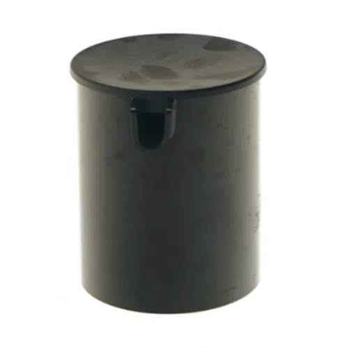 Sort opbevaringsbeholder med låg fra Stelton (str. 7,5x10 cm)