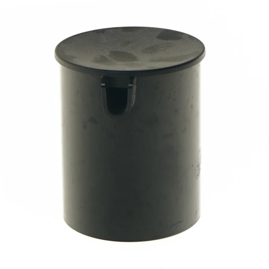 Sort opbevaringsbeholder med låg fra Stelton (str. 7,5x10 cm)
